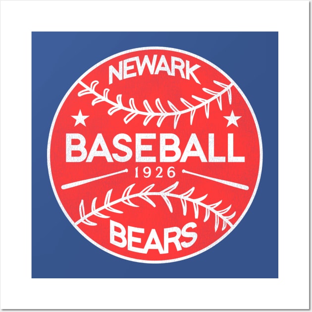 Defunct Newark Bears Baseball Team Wall Art by Defunctland